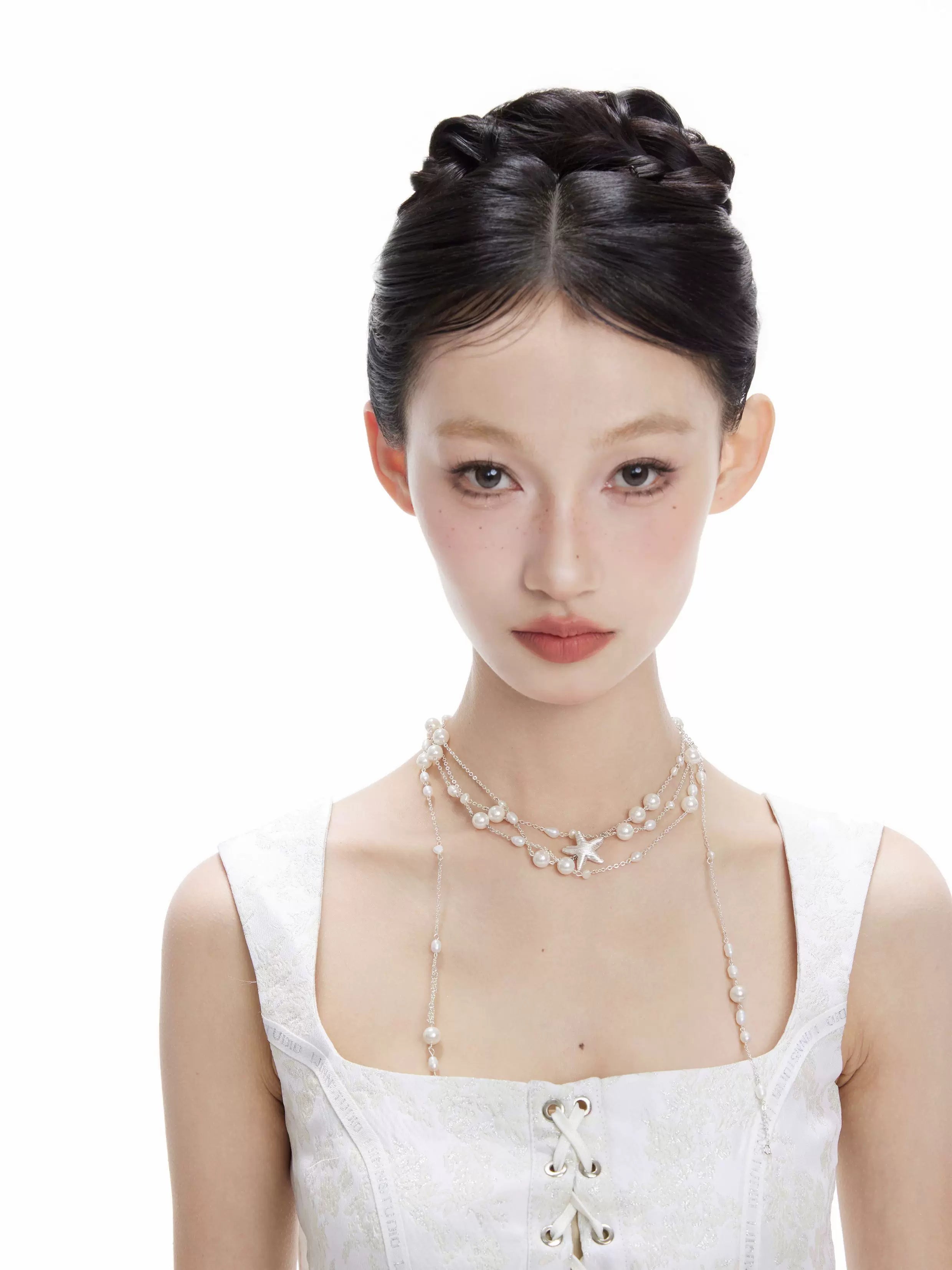 NO SOLUTION Premium Sense Pearl Necklace