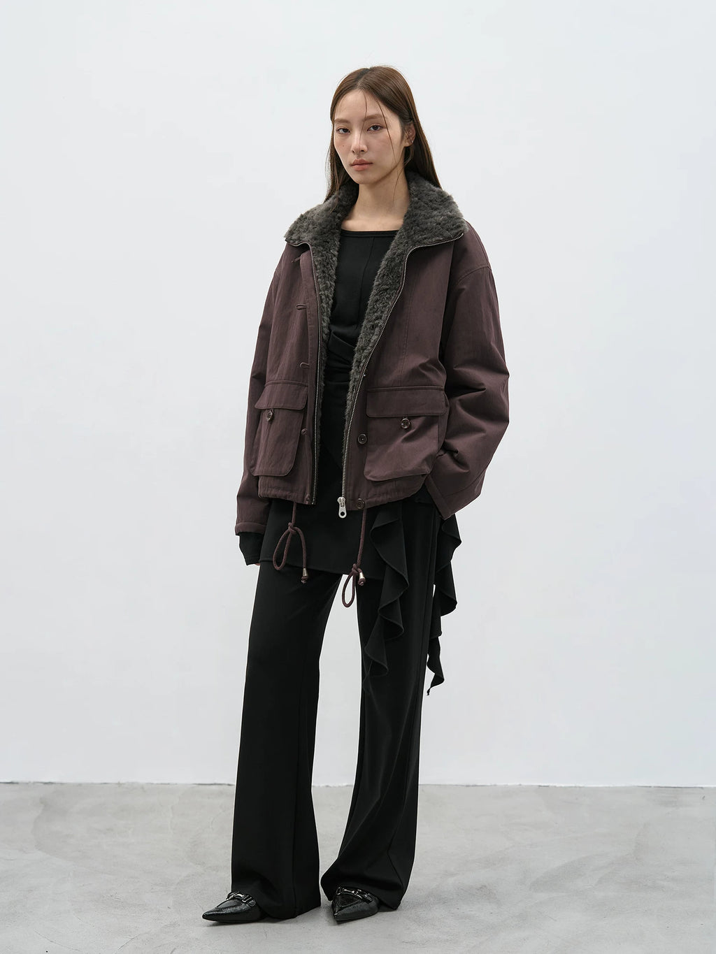 EIGHTHMONTH Micro Fart Curtain Casual Pants