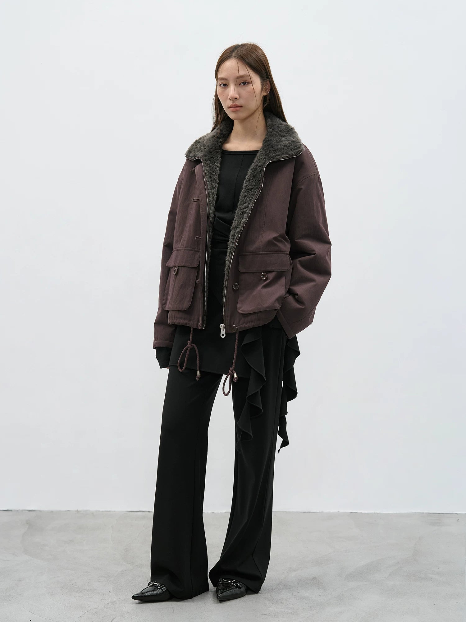EIGHTHMONTH Micro Fart Curtain Casual Pants