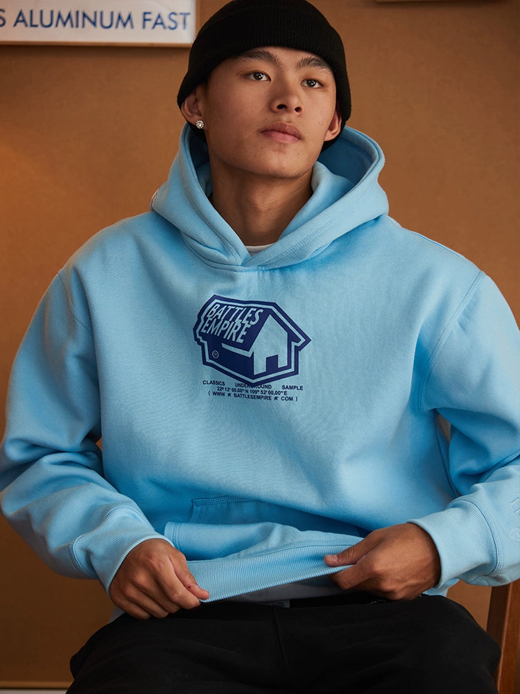 Battles Versatile Loose Fleece Hooded Sweater