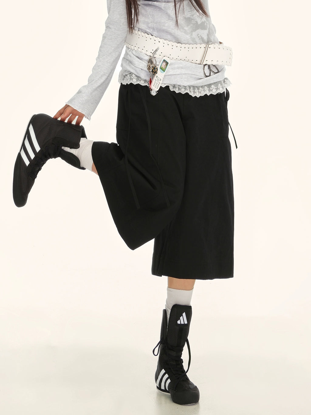 ZAVK Fake Two-piece Tooling Slacks