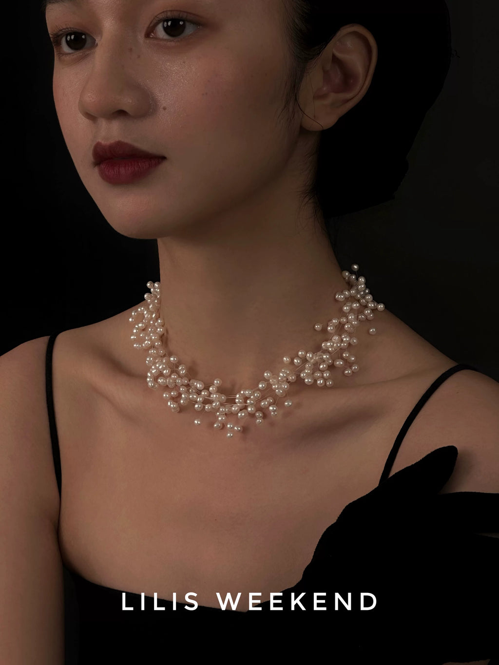 Lilis Weekend Starry Freshwater Pearl Necklace