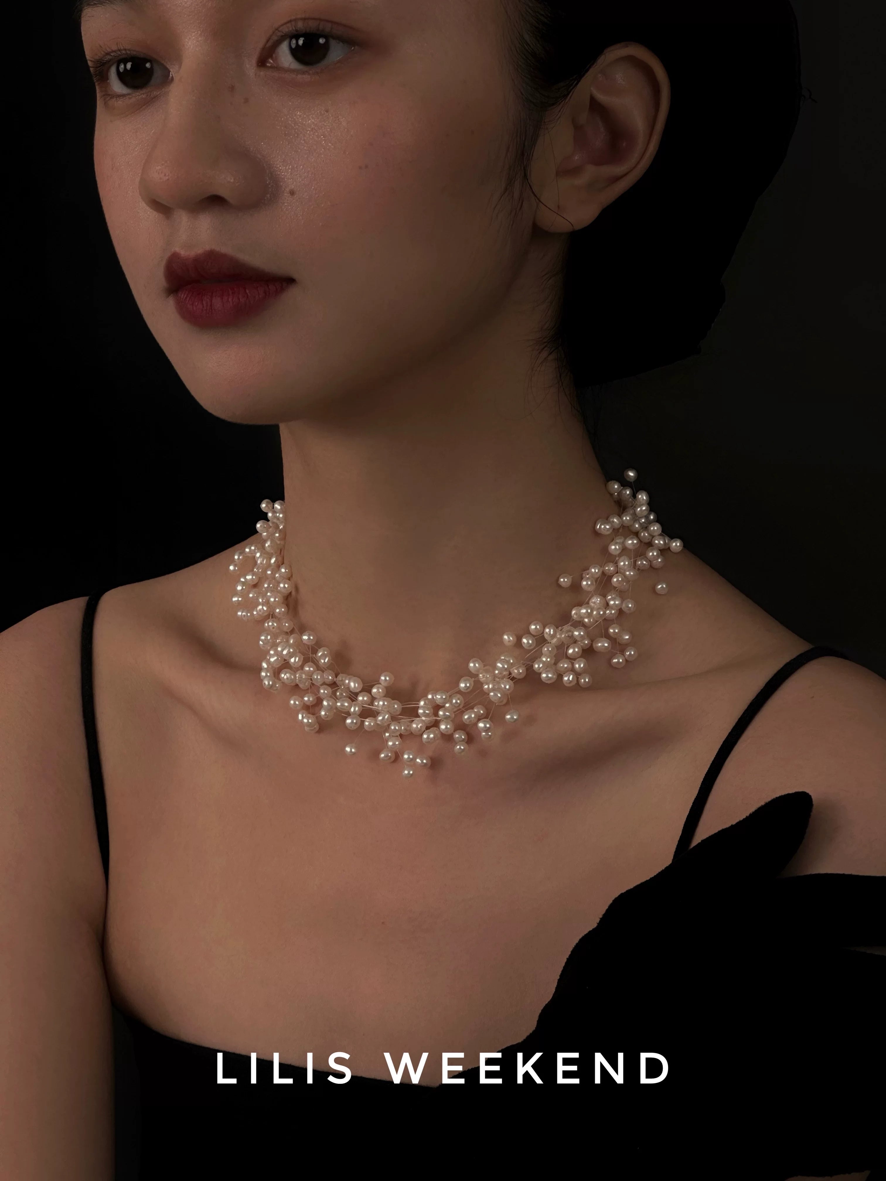 Lilis Weekend Starry Freshwater Pearl Necklace