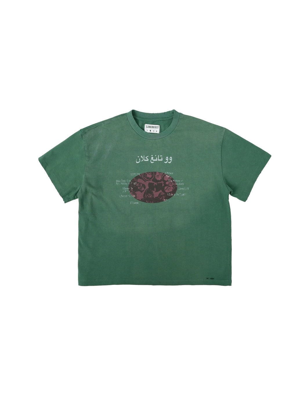 LIBERAFIT Vintage Loose Round Neck Tee