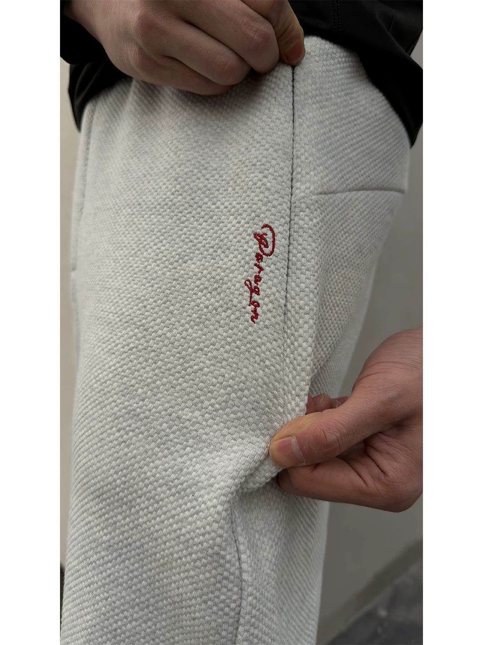 GTAL Casual Embroidered Straight Trousers