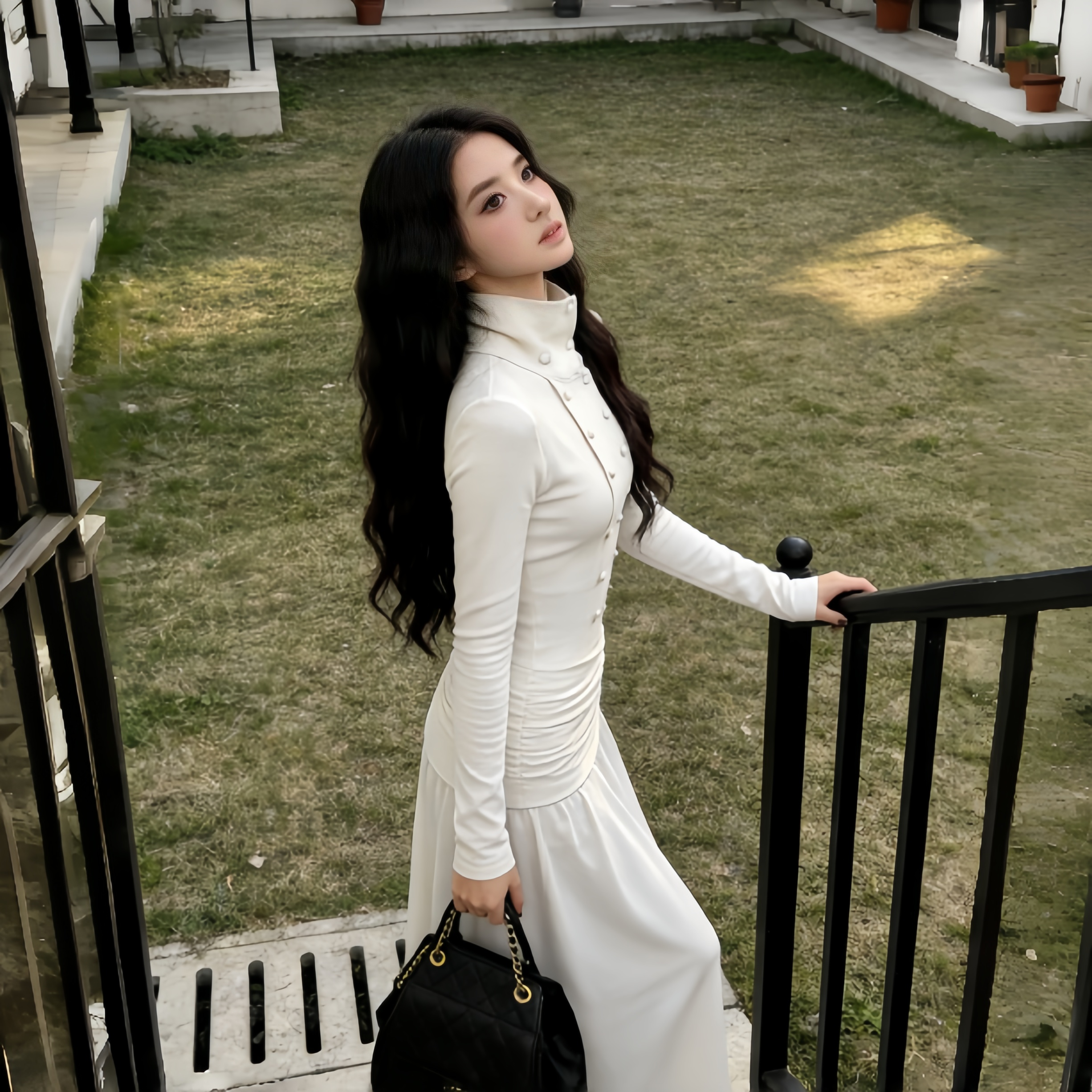 Instunning Simple and High-end Waist and Thin Dress