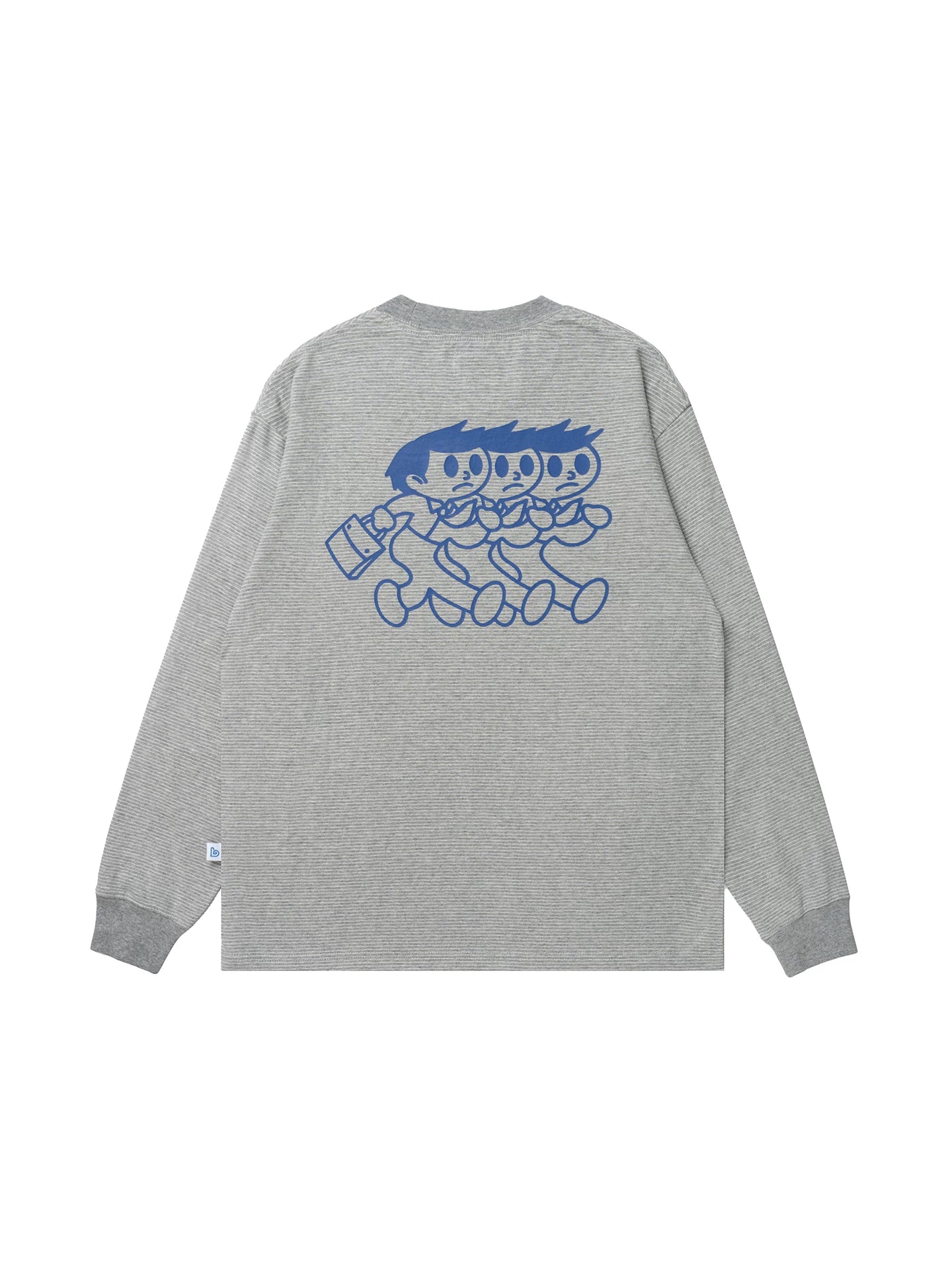 BENT IDEA Pinstripe Casual Versatile Long Sleeve