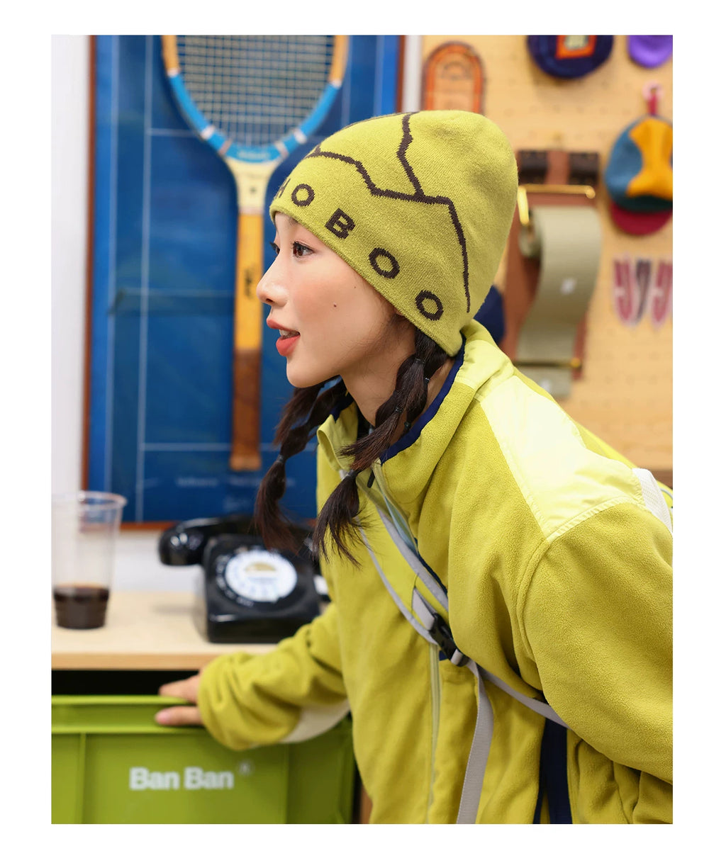 THE HOBOO Casual Outdoor Mountaineering Knitted Hat