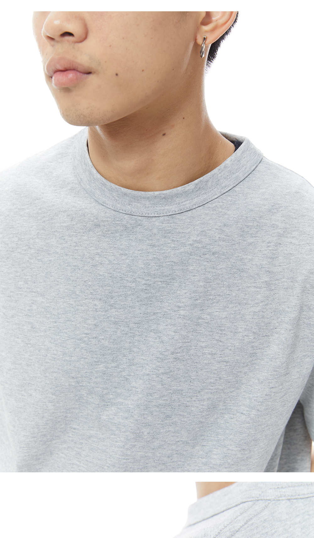 GOODLIVEABLE Cool Small Neckline Versatile Tee
