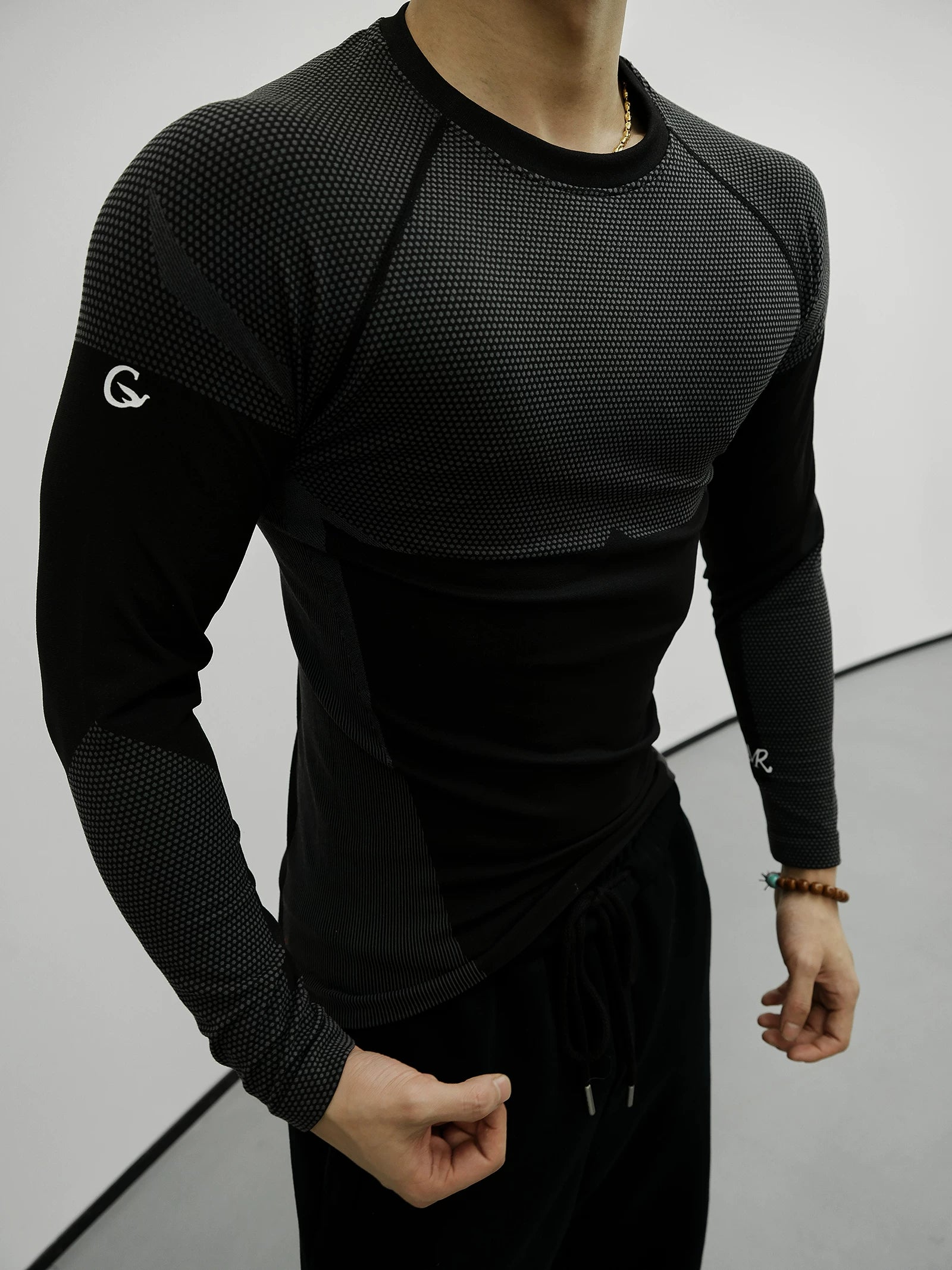GTAL Casual Elastic Slim Sports Long Sleeve