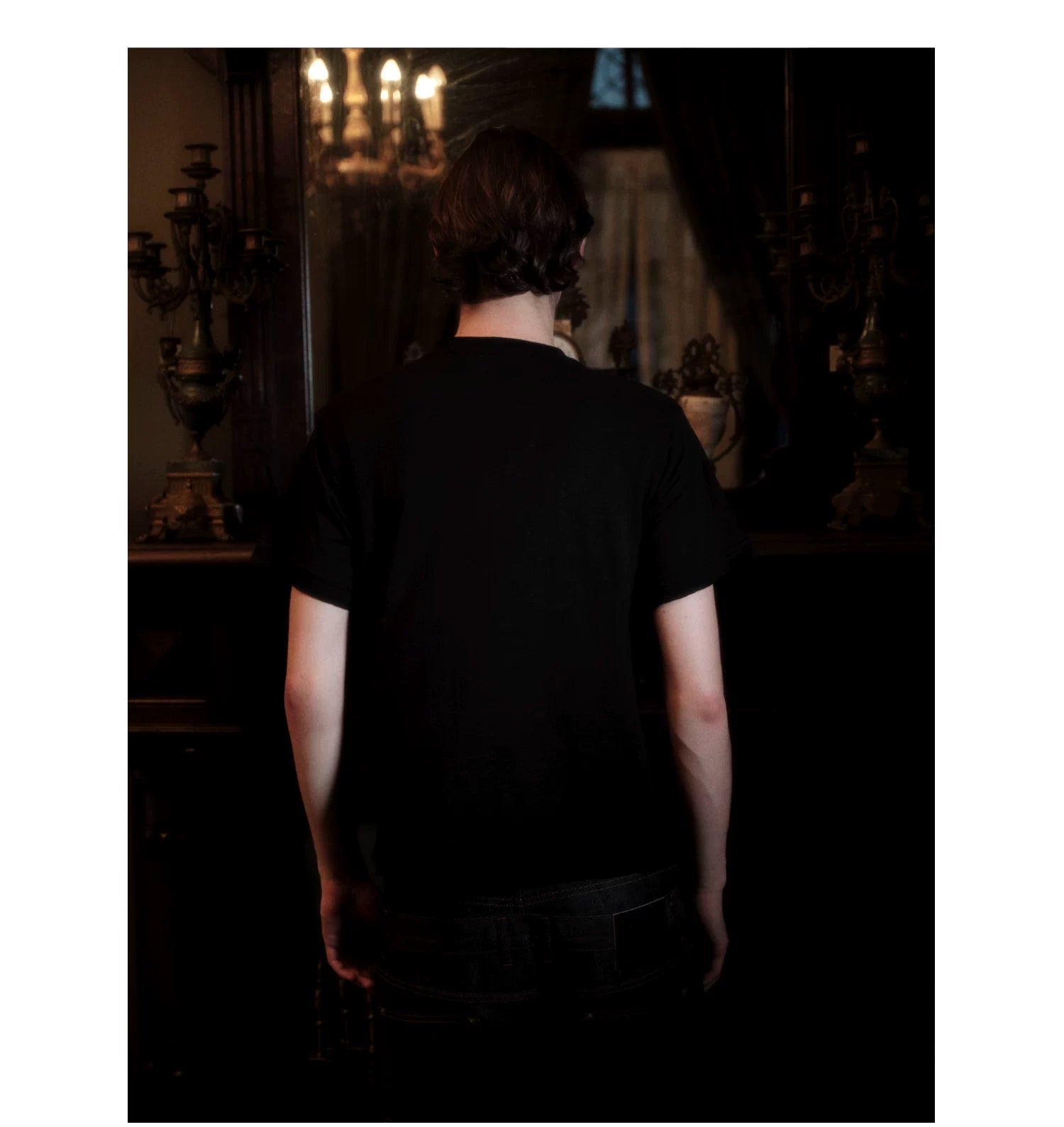 WANNA LAB Curling Short and Wide Casual Tee