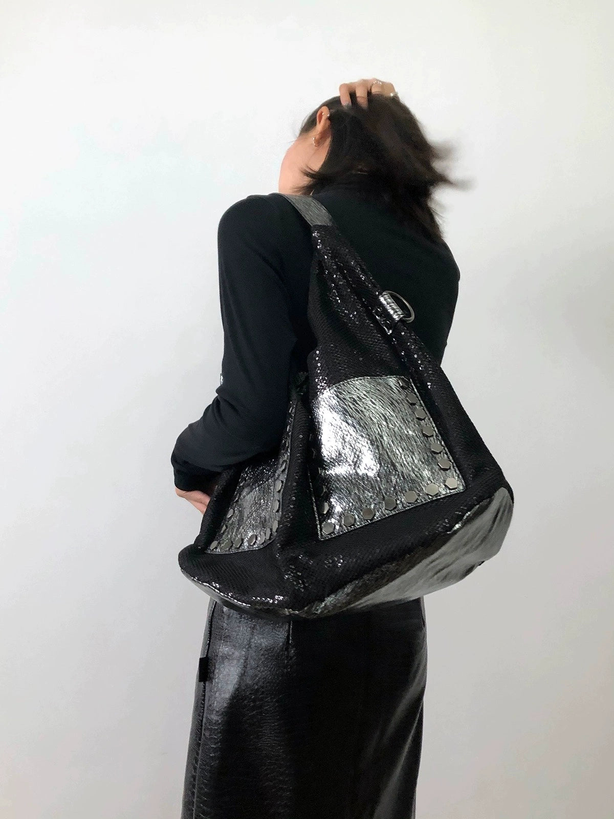 BINGBONG Personalized Flash Splicing Big Bag