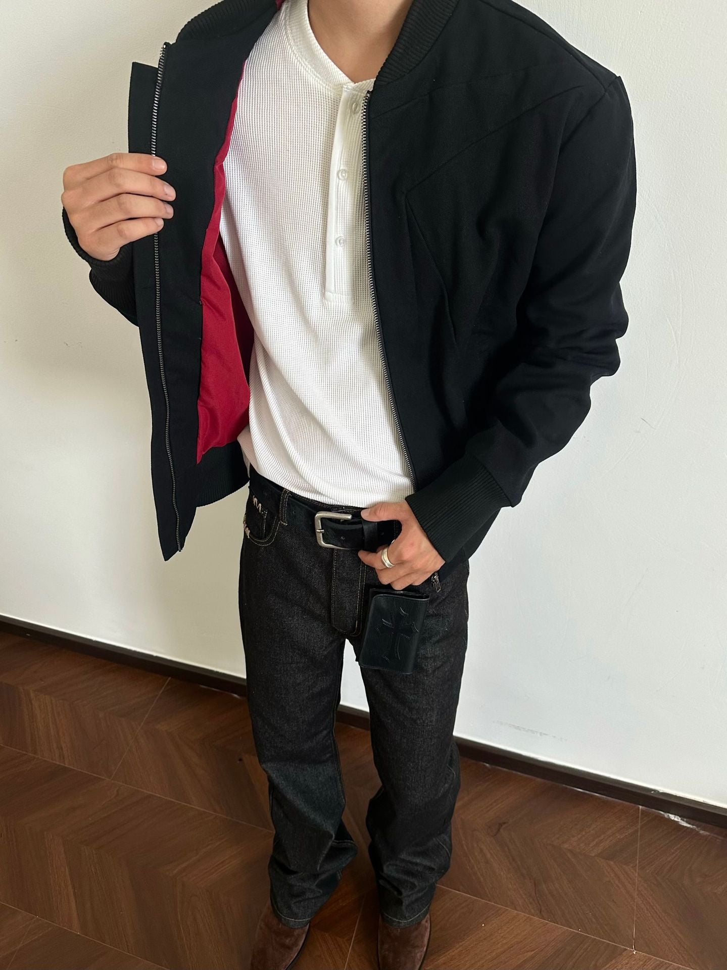 EME Casual Short and Wide Ribbed Jacket