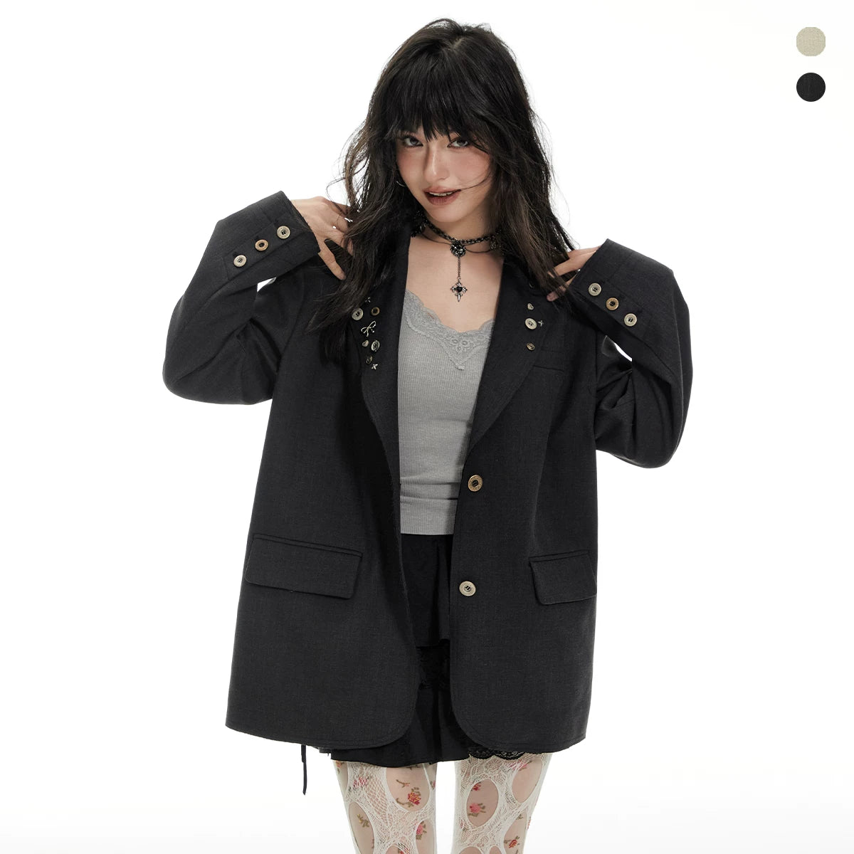 Imone Loose and Thin Suit Jacket