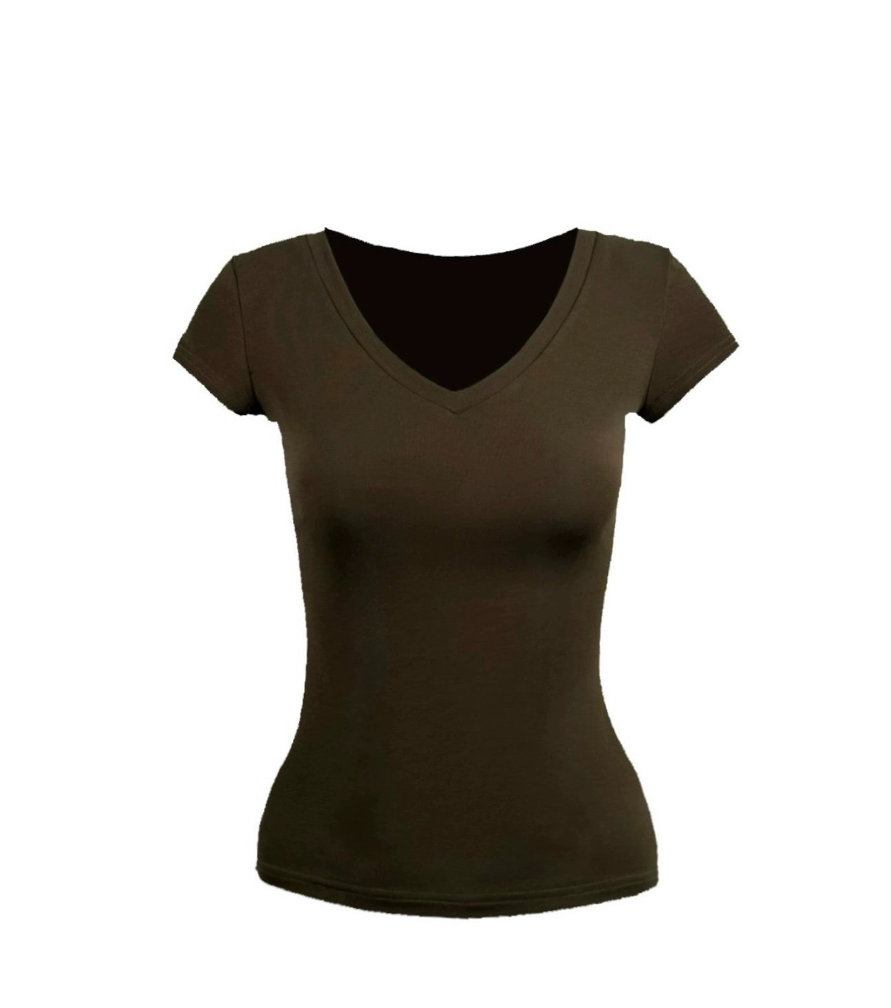 Jim Kennetv Neck Shoulder Slim Fit Tee