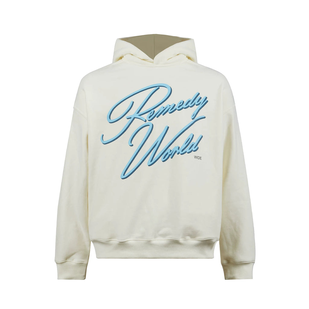 Remedy Vintage Alphabet Handwritten Print Hooded Sweater