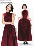 YEDM Rose Vest Skirt Long Skirt