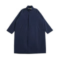 NOEARS Japanese Retro Shoulder Sleeve Stand-up Collar Long Coat