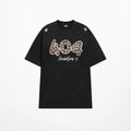 404MOB Leopard Print Three-dimensional Embroidery Tee