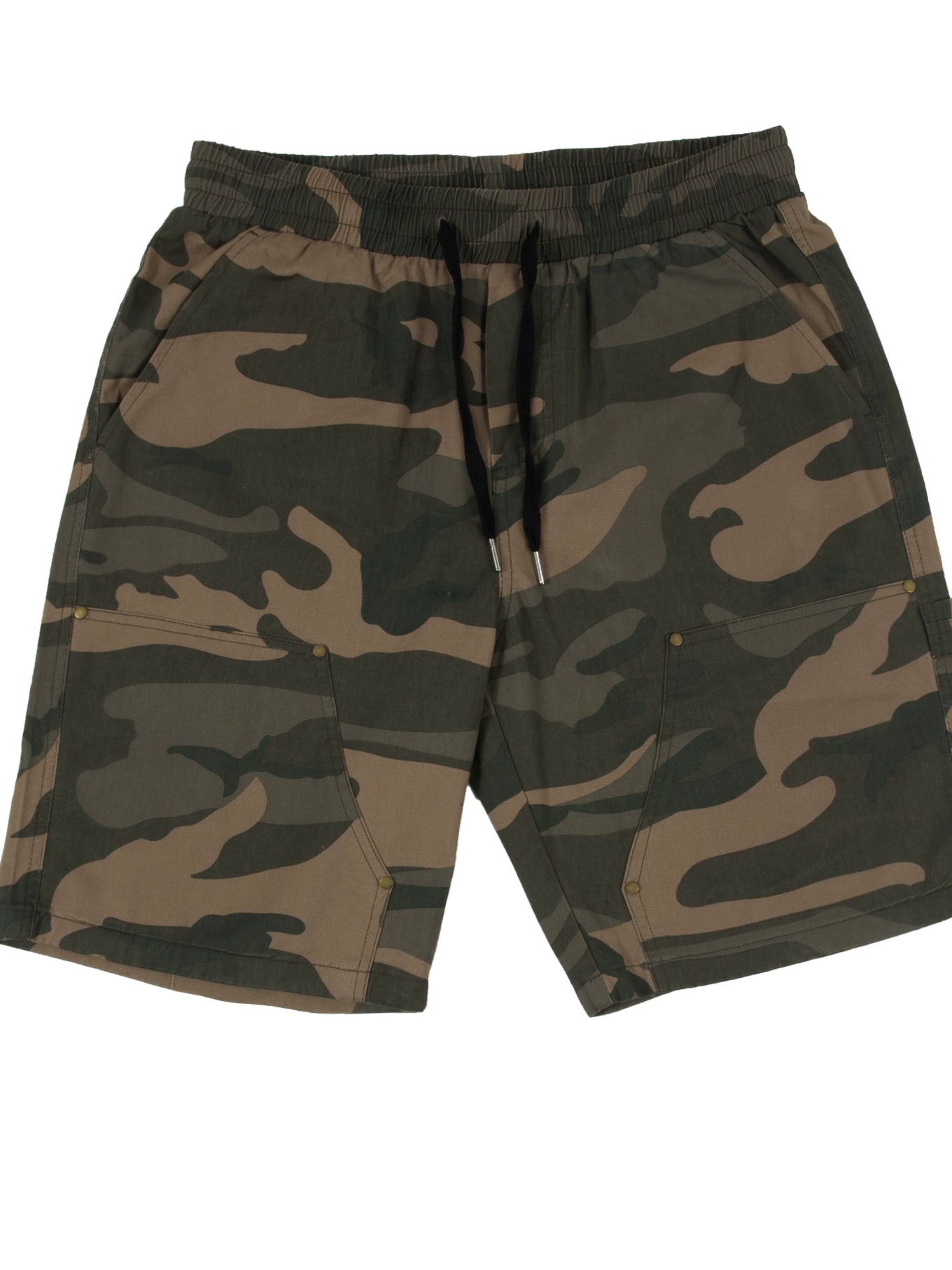 GTAL Camouflage Retro Multi-pocket Tooling Five-point Pants