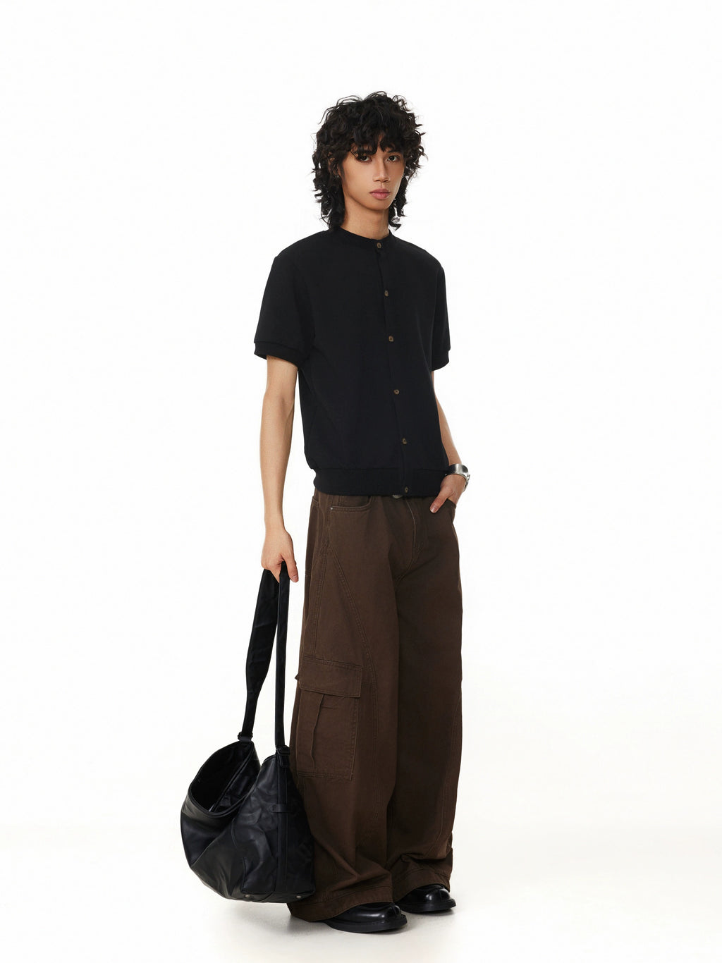 BTSG Retro Deconstructed Multi-pocket Scimitar Cargo Pants
