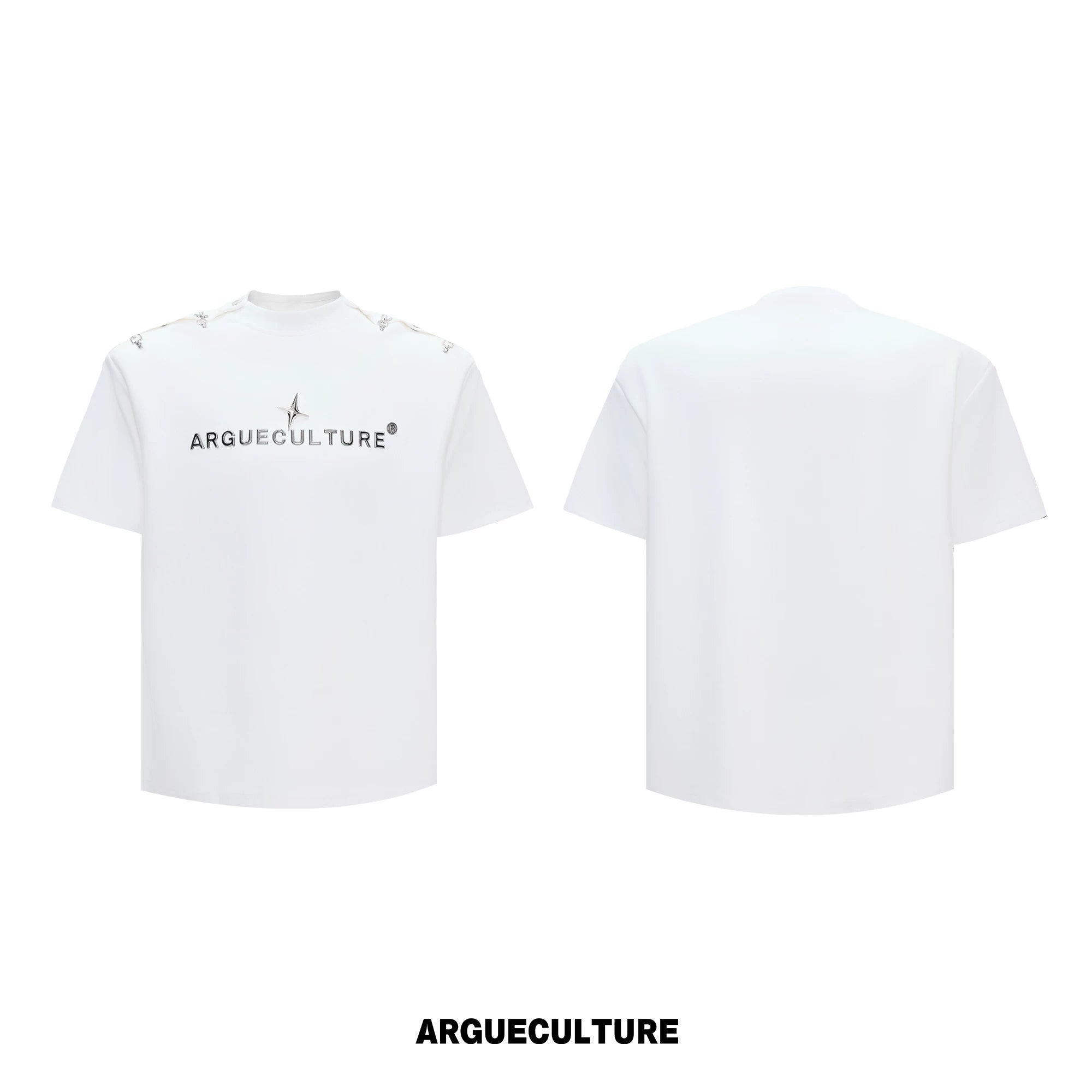 ArguECulturE Retro One-word Shoulder Loose Tee