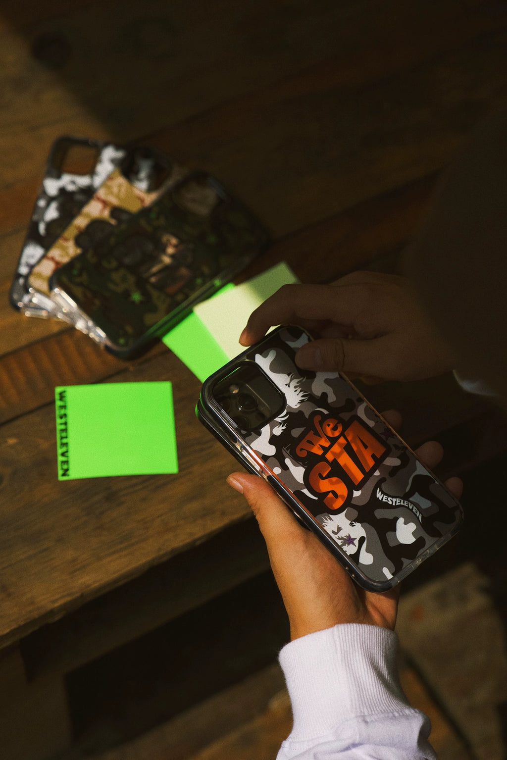 WESTELEVEN Camouflage Luminous IPhone Case