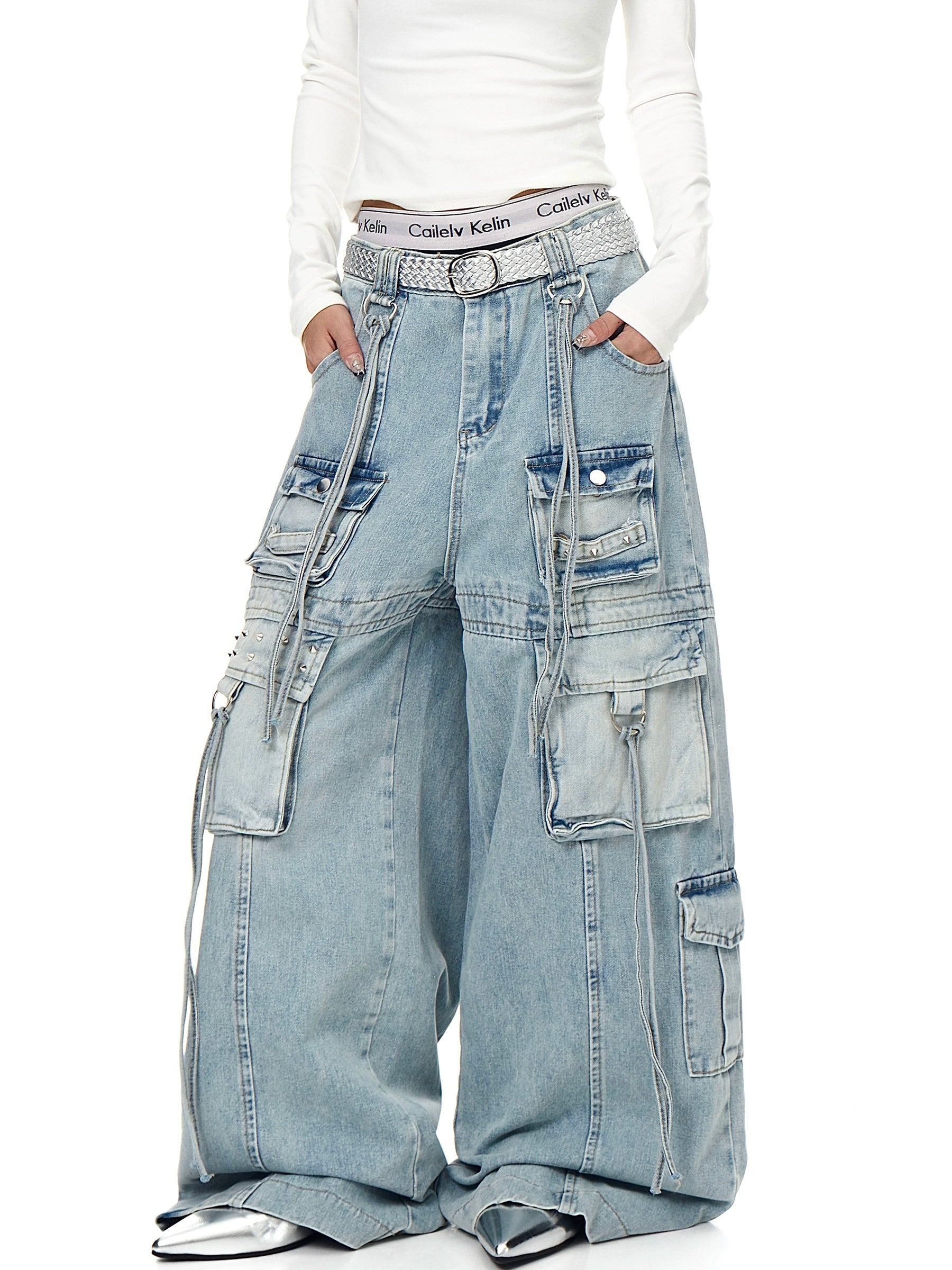 BLACKLISTS Streamer Multi-pocket Tooling Jeans