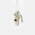ECODAY Handmade Crochet Dog Pendant Bag Accessories