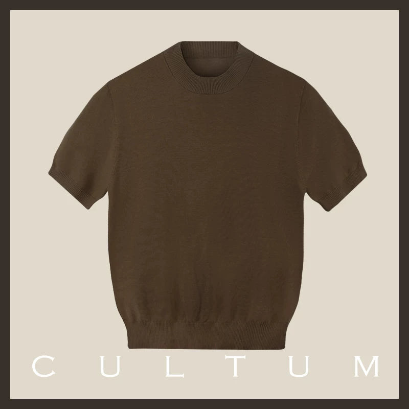 CULTA Light and Breathable Casual Knitted Tee
