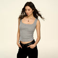 (Clearance) Aaisup Square Collar I-shaped Sling Vest