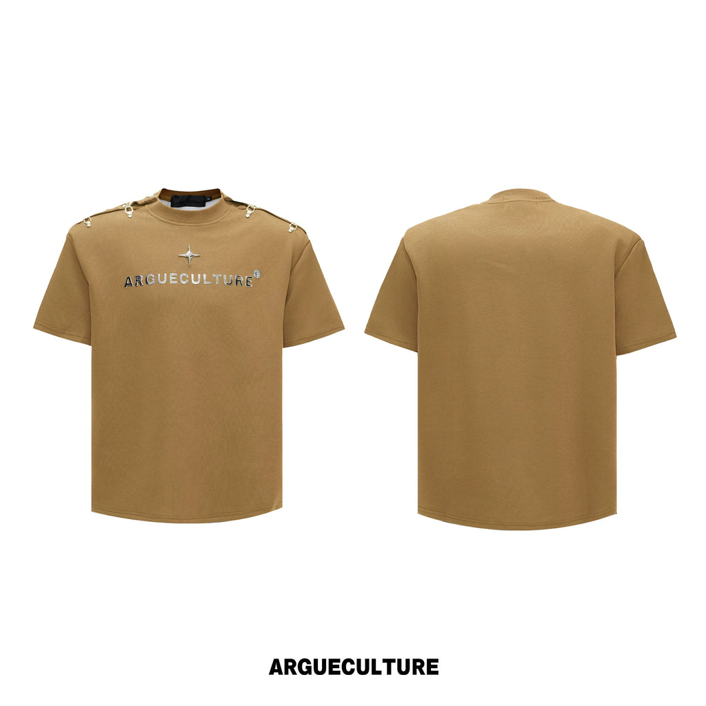 ArguECulturE Retro One-word Shoulder Loose Tee