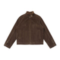 CHANYOOU Retro Suede Stand-up Collar Fleece Short Jacket