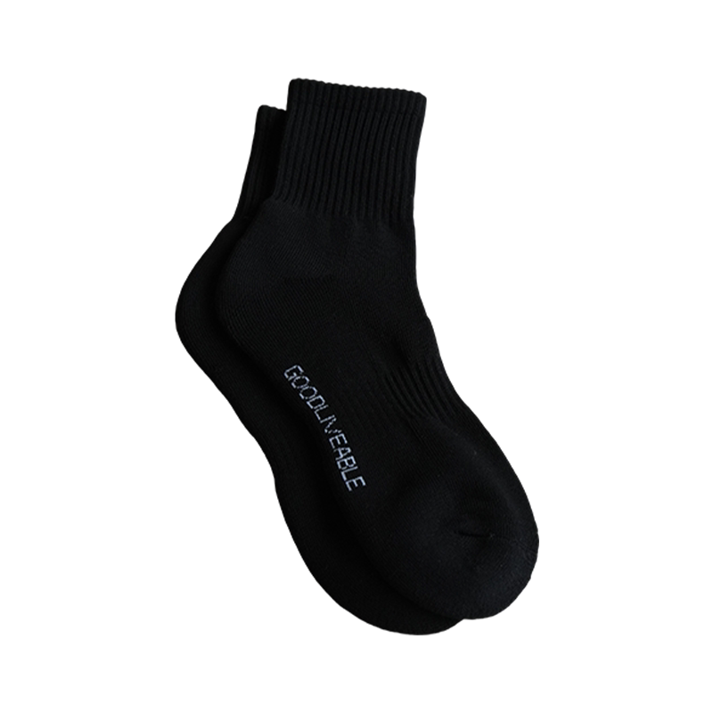 GOODLIVEABLE Jacquard Simple Medium Stockings