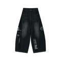 MOMSAYCAN Scimitar Wide-leg Jeans