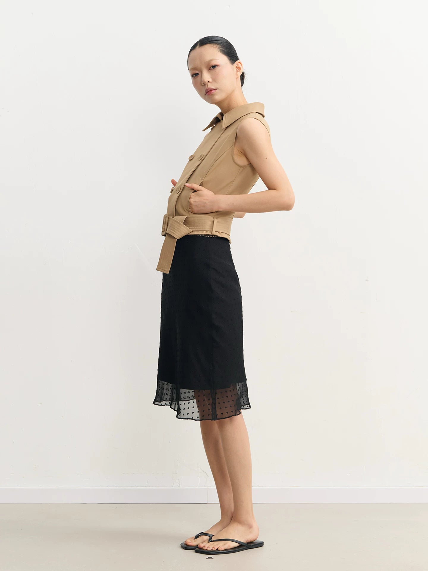 LINY LIBERTY Shoulder Sleeve Short Shawl Set