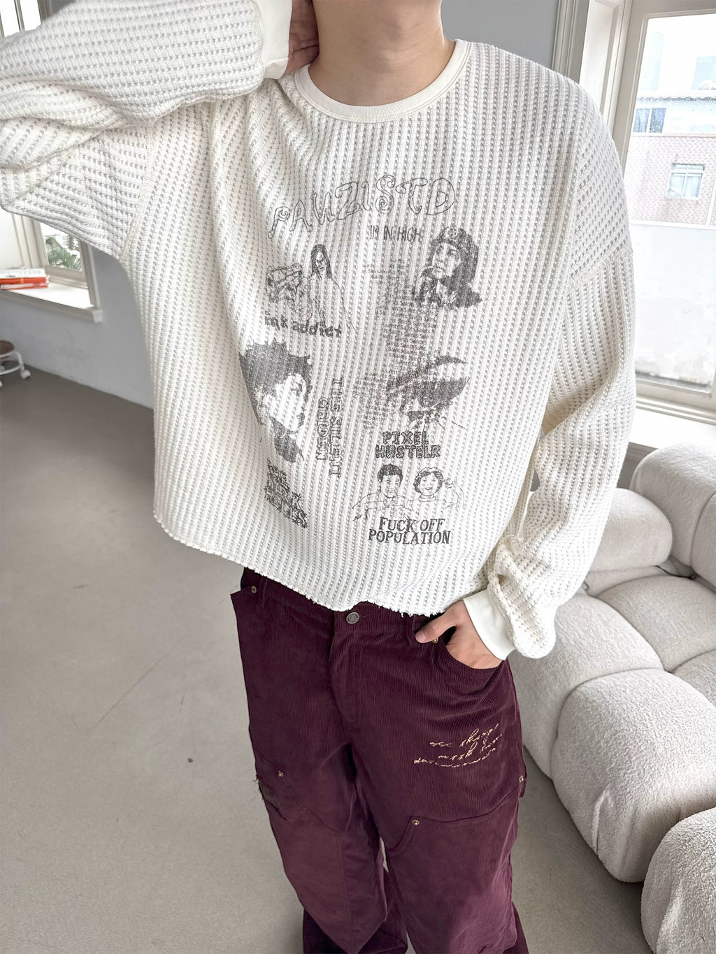 Erole "Sin Redemption" Rough Woven Sweater