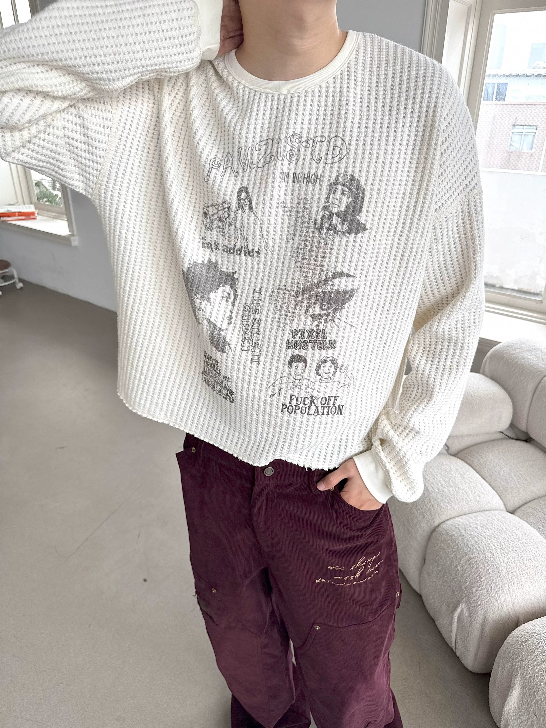 Erole "Sin Redemption" Rough Woven Sweater