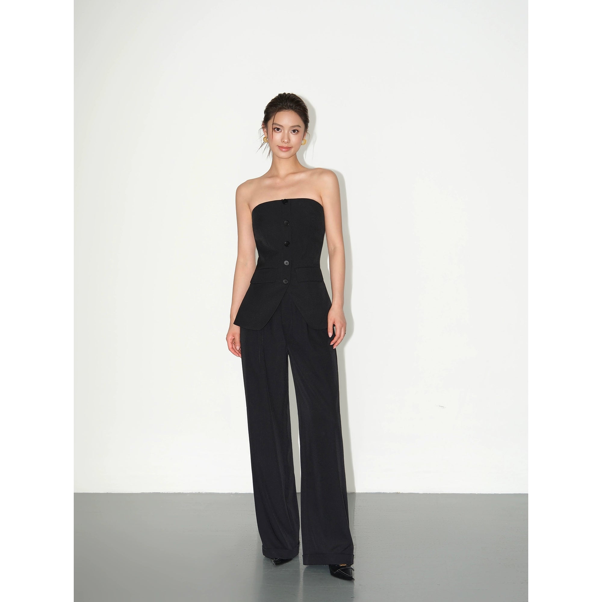 NEVA HU Suit Tube Top