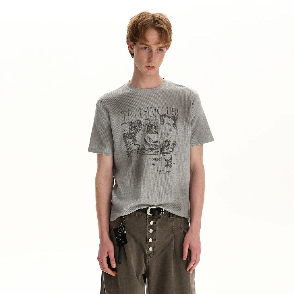 A PUEE Street Retro Vintage T-Shirt – Boxy Fit Drop Shoulder Top