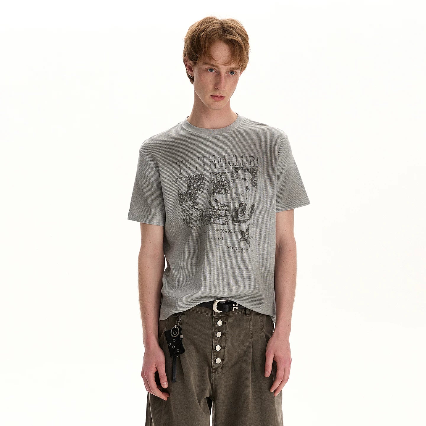 A PUEE Street Retro Vintage T-Shirt – Boxy Fit Drop Shoulder Top