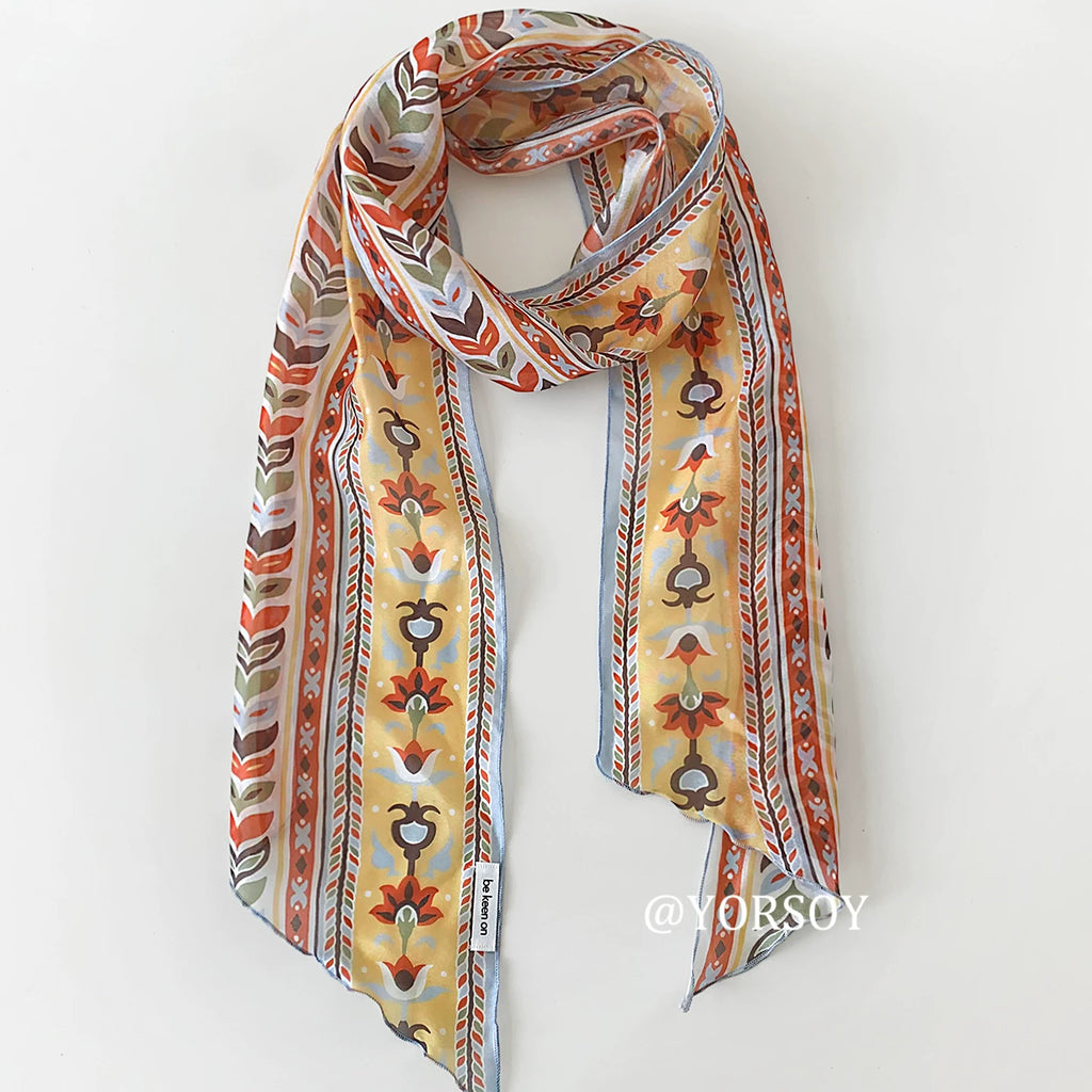 YORSOY Thin Scarf Streamer