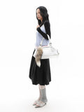JANDRESS Soft Leather Versatile Shoulder Underarm Bag