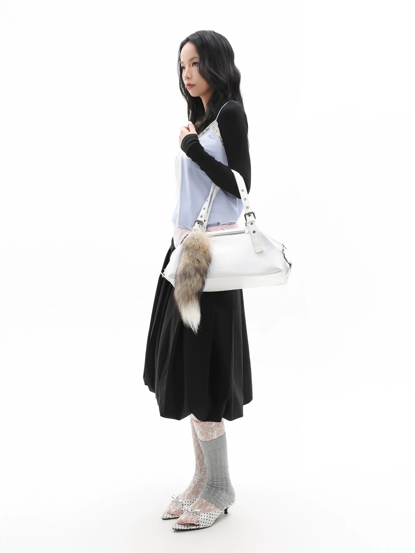 JANDRESS Soft Leather Versatile Shoulder Underarm Bag