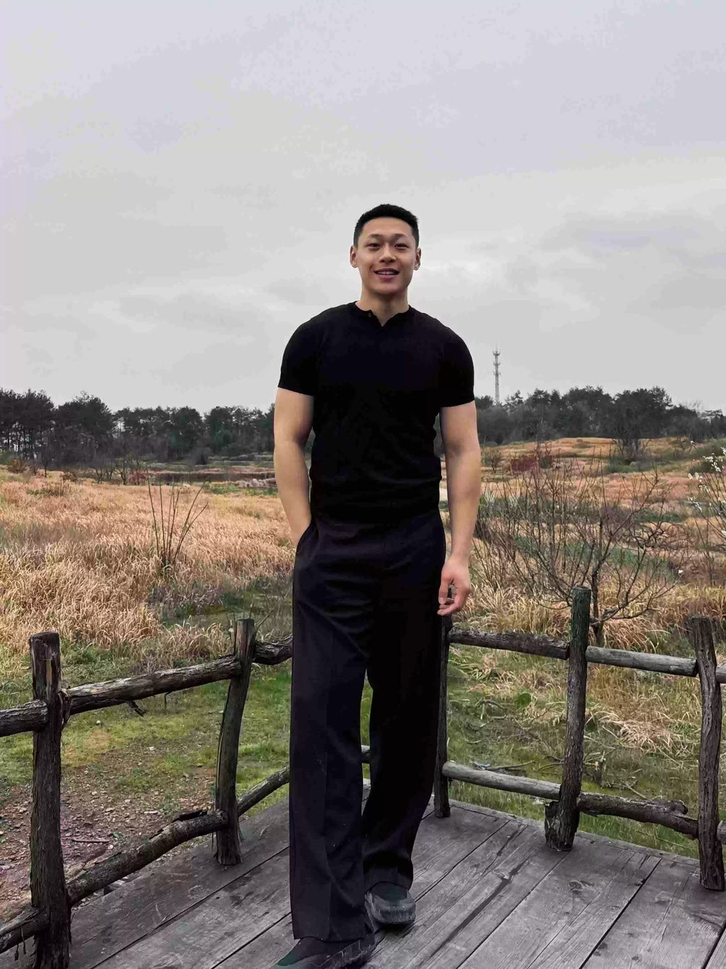 GTAL Leisure Training Sports Versatile Button T-Shirt