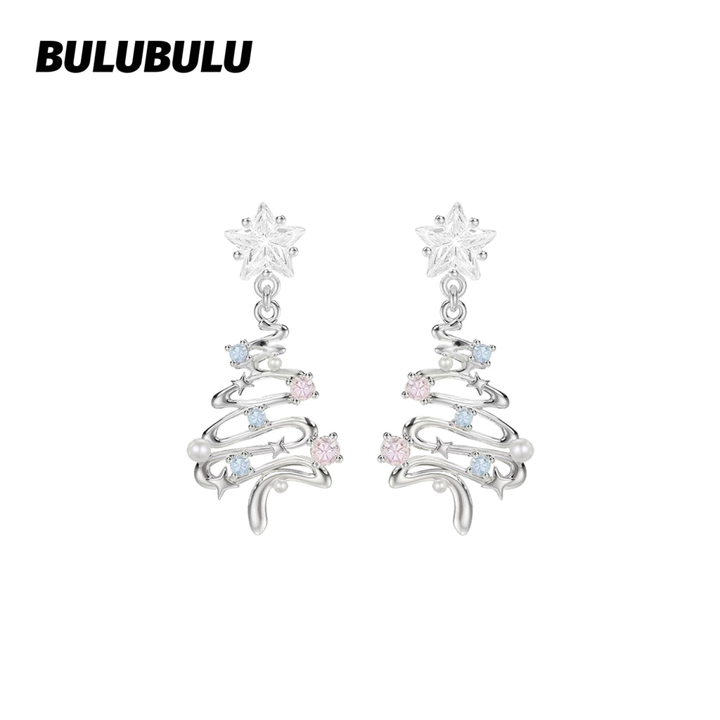 BULUBULU Colorful Dream Christmas Tree Necklace