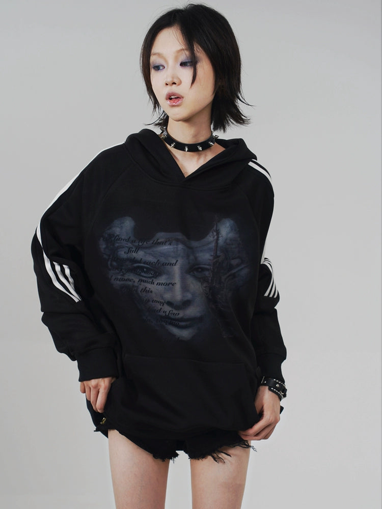 WEBBAR Emo Dark Wind Hooded Sweater