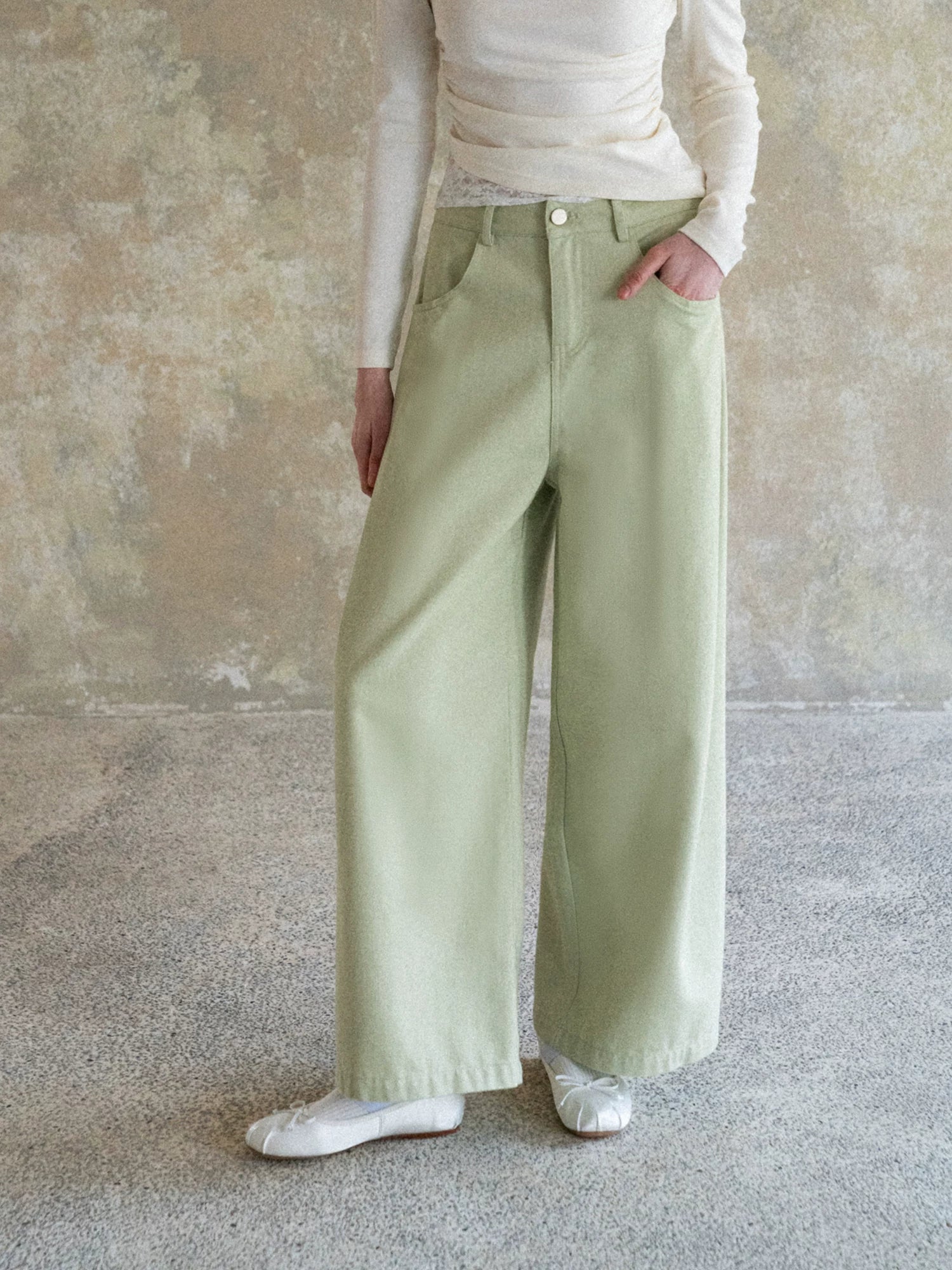 EGGKA Versatile Loose Straight Casual Pants