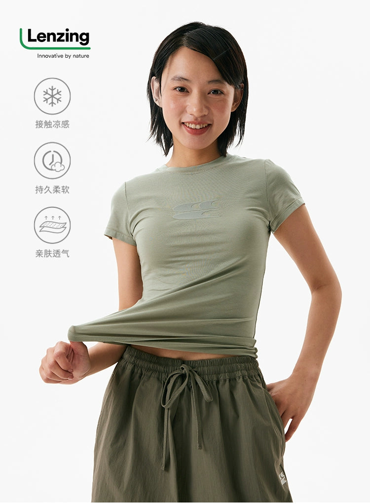 CryingCenter Cool Series Crew Neck Small Logo Fitness Tee