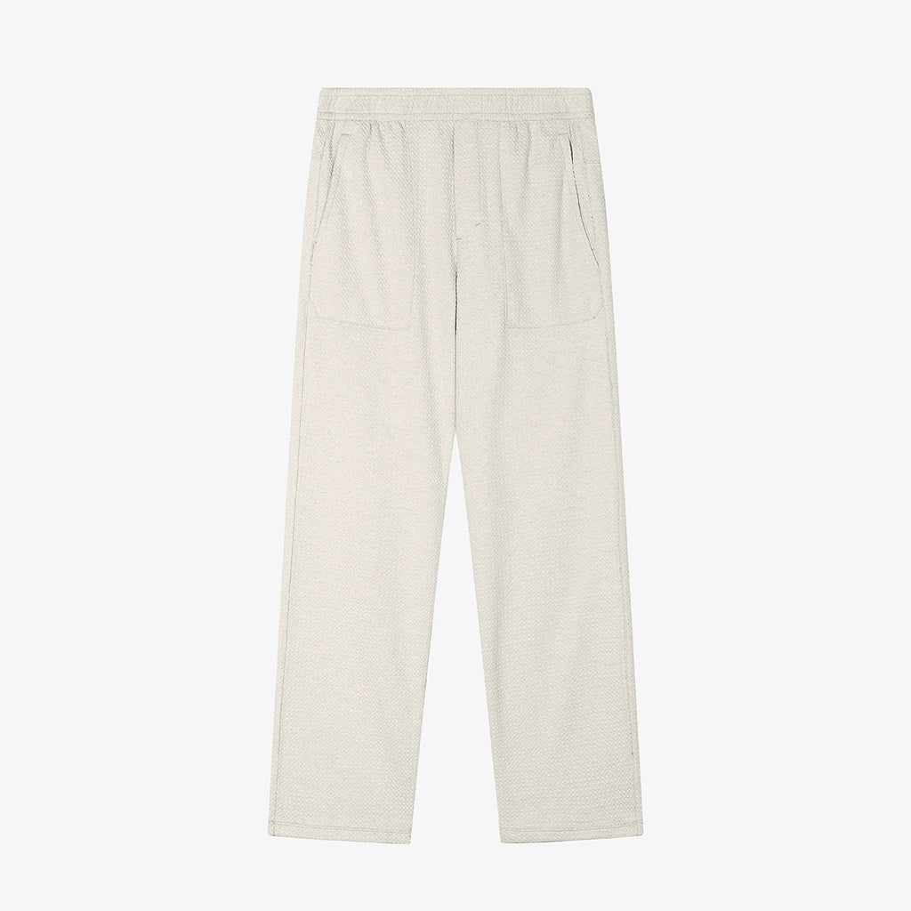 NO LOGO Loose Straight Sweatpants